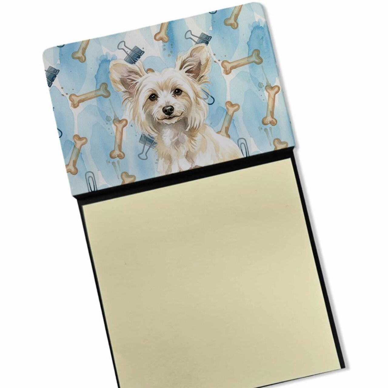 Edge Collections-3" x 3"-Multicolor-Professional Desk Sticky Note Dispenser with Watercolor Design-1 Pieces